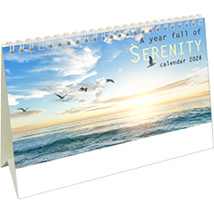 Desk calendar 2024 Serenity