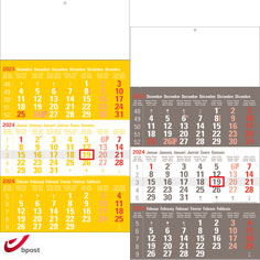 Shipping calendar 3 months Business