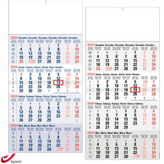 Shipping calendar 4 months 2024 Classic