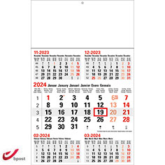 Shipping calendar 5 months 2023 Business Midi