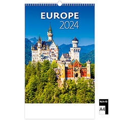 Wall calendar Deco 2024 Europe