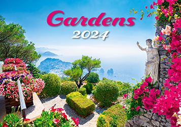 Wall calendar 2024 Gardens 13p 45x38cm Cover