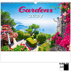 Wall calendar Deco 2024 Gardens