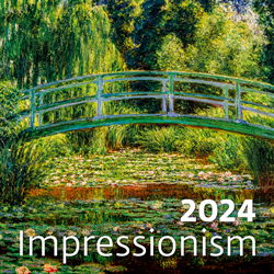 Wall calendar 2024 Impressionism 13p 31x52cm Cover