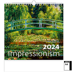 Wall calendar Deco 2024 Impressionism
