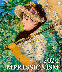Wall calendar 2024 Impressionism 13p 45x59cm Cover