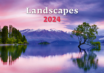 Wall calendar 2024 Landscapes 13p 45x38cm Cover