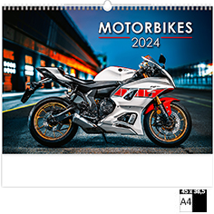 Wall calendar Deco 2024 Motorbikes