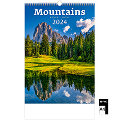 Wall calendar Deco 2024 Mountains