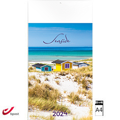 Wall calendar 2024 Seaside 22 x 41