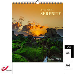 Wall calendar Serenity