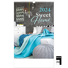 Wall calendar Deco 2024 Sweet Home