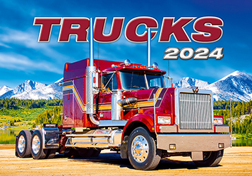Wall calendar 2024 Trucks 13p 45x38cm Cover