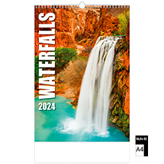 Wall calendar Deco 2024 Waterfalls