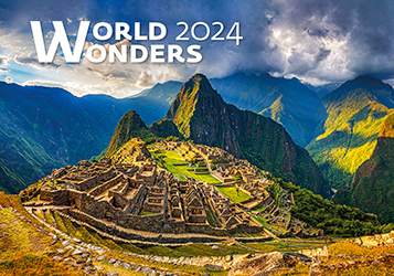 Wall calendar 2024 World Wonders 13p 45x38cm Cover
